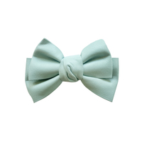 Charlotte Bow Tie Hair Clip (Light Turquoise) image