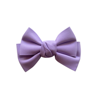 Charlotte Bow Tie Hair Clip (Lilac) image
