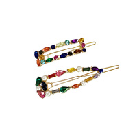 Isabel Rhinestone Hair Clip Set image