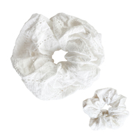 Ivory Earthy Muse Cotton Scrunchie Set image