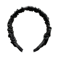 Tallulah Scrunched Headband (Black) image