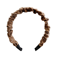 Tallulah Scrunched Headband (Brown) image