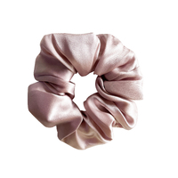 Laurie Mulberry Silk Scrunchie (Plum) image