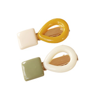 Effie Retro Pastel Barrette Set image