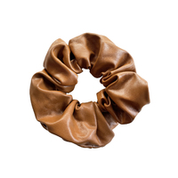 Aveline Leather Scrunchie (Turmeric Large) image