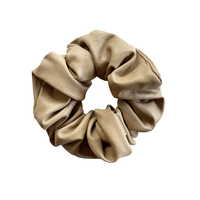 Aveline Leather Scrunchie (Tan Large) image