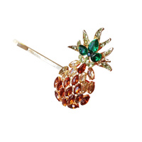 Pineapple Rhinestone Statement Hair Clip image