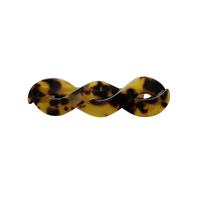 Charli Tortoise Twisted Resin Barrette