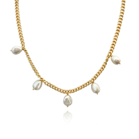 Armenia Pearl Chain Necklace  image