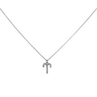 Aries Diamante Pendant Necklace (Silver) image