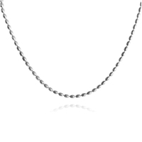 Modern Muse Beaded Necklace / Choker (Silver) image