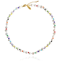 Loxie Coastal Muse Beaded Pearl Necklace image
