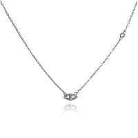 Harmonie Fine Evil Eye Necklace (Silver) image