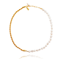 Byanca Luxury Pearl Chain Necklace image