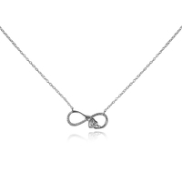 Infinite Love Pendant Necklace (Silver) image