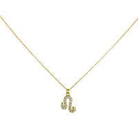 Leo Diamante Pendant Necklace (Gold) image