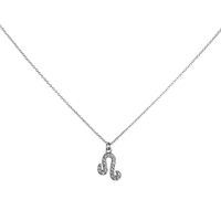 Leo Diamante Pendant Necklace (Silver) image