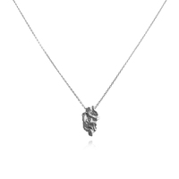 Artemisa Artisan Sculptural Pendant Necklace (Silver) image