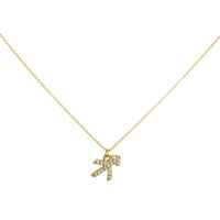 Sagittarius Diamante Pendant Necklace (Gold) image