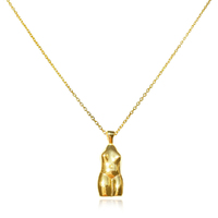 Eros Body Art Pendant Necklace (Gold) image