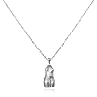 Eros Body Art Pendant Necklace (Silver) image