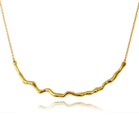 Be The Flow Artisan Necklace (Gold) image