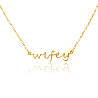 You Are My Wifey Necklace (24K Gold) image
