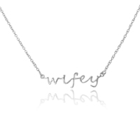 You Are My Wifey Necklace (Silver) image