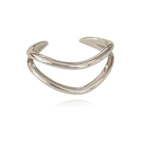 Rue Artisan Twin Line Open Ring (Silver) image