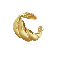 Aveline Gold Vermeil Croissant Open Ring image