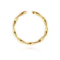 Amor Gold Filled Fine Open Ring image
