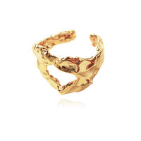 Cosette Sculpture Open Ring - Gold image