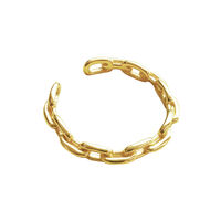 Oslo Gold Vermeil Chain Open Ring image