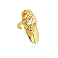 Thelma Arsty Nail Open Ring (Gold Vermeil) image