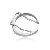 Calla Artisan Silver Layering Open Ring image