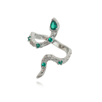 Soriya Sculptural Serpent Open Ring  image