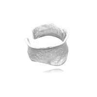 Gwenore Textured Silver Open Ring image
