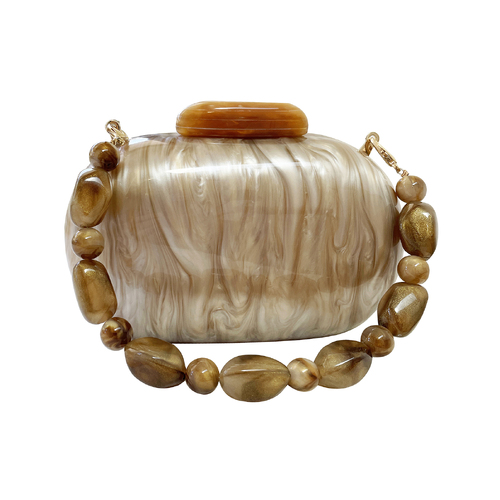 Benoite Artsy Resin Clutch 