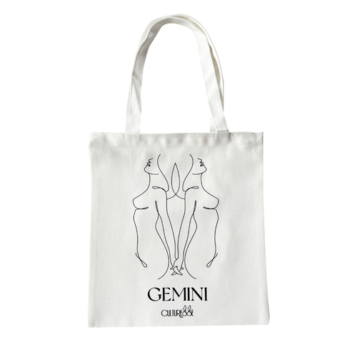 She Is Gemini Eco Zodiac Muse Tote Bag