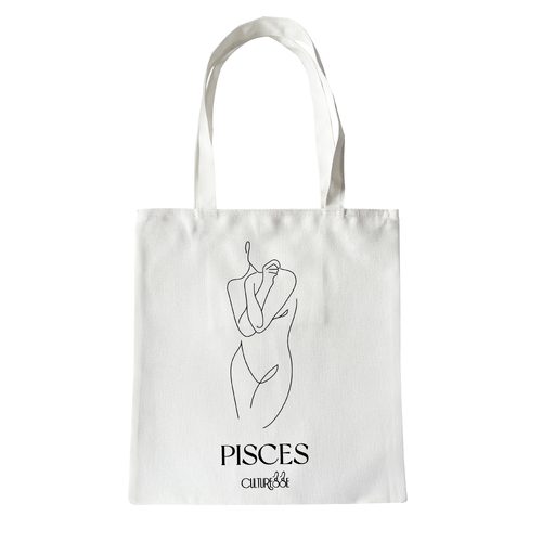 She Is Pisces Eco Zodiac Muse Tote Bag