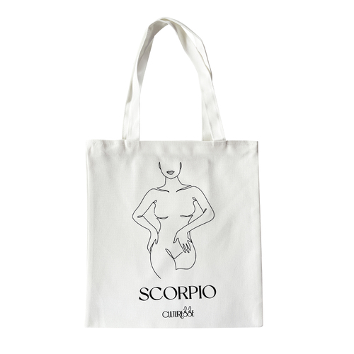She Is Scorpio Eco Zodiac Muse Tote Bag