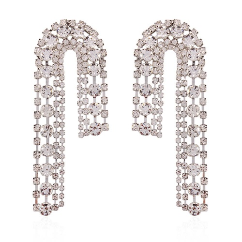 Juliet Crystal Diamante Earrings (my ears are pierced)