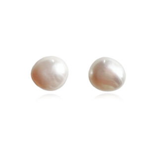 Bay Baroque Pearl Stud Earrings (Imperfect No.1)