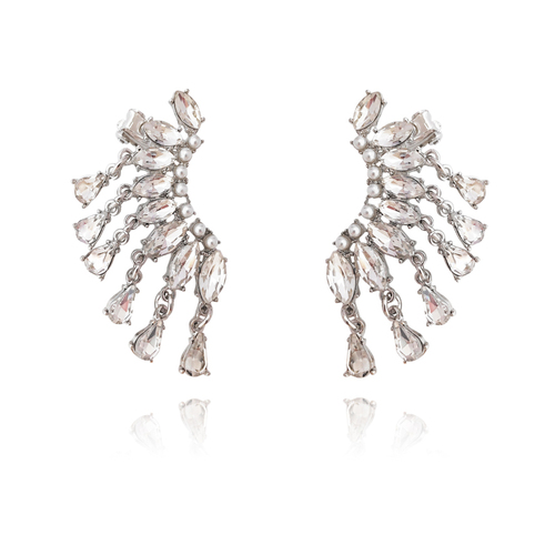 Belle Ame Diamante Climber Earrings