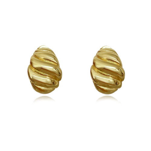 Evonne Croissant-Chic Earrings (Gold)