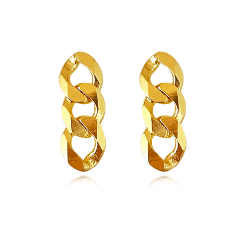 Lucie Modern Muse Dainty Chain Earrings