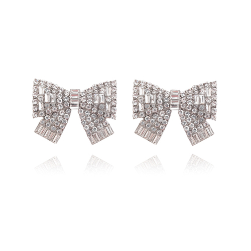 Mon Chérie Diamante Bow Earrings