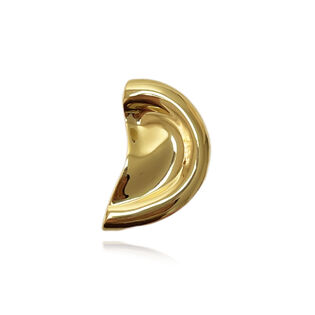 Hanako Sculpture Ear Cuff (Gold Single Piece)