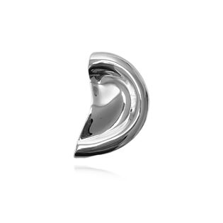 Hanako Sculpture Ear Cuff (Silver Single Piece)