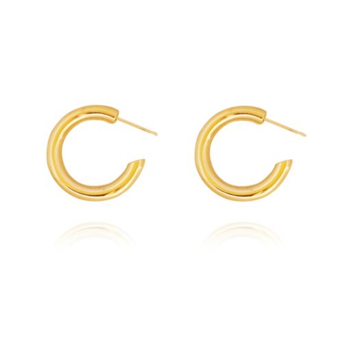 Oria Premium Gold Hoop Earrings